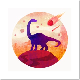 Brontosaurus Oops Posters and Art